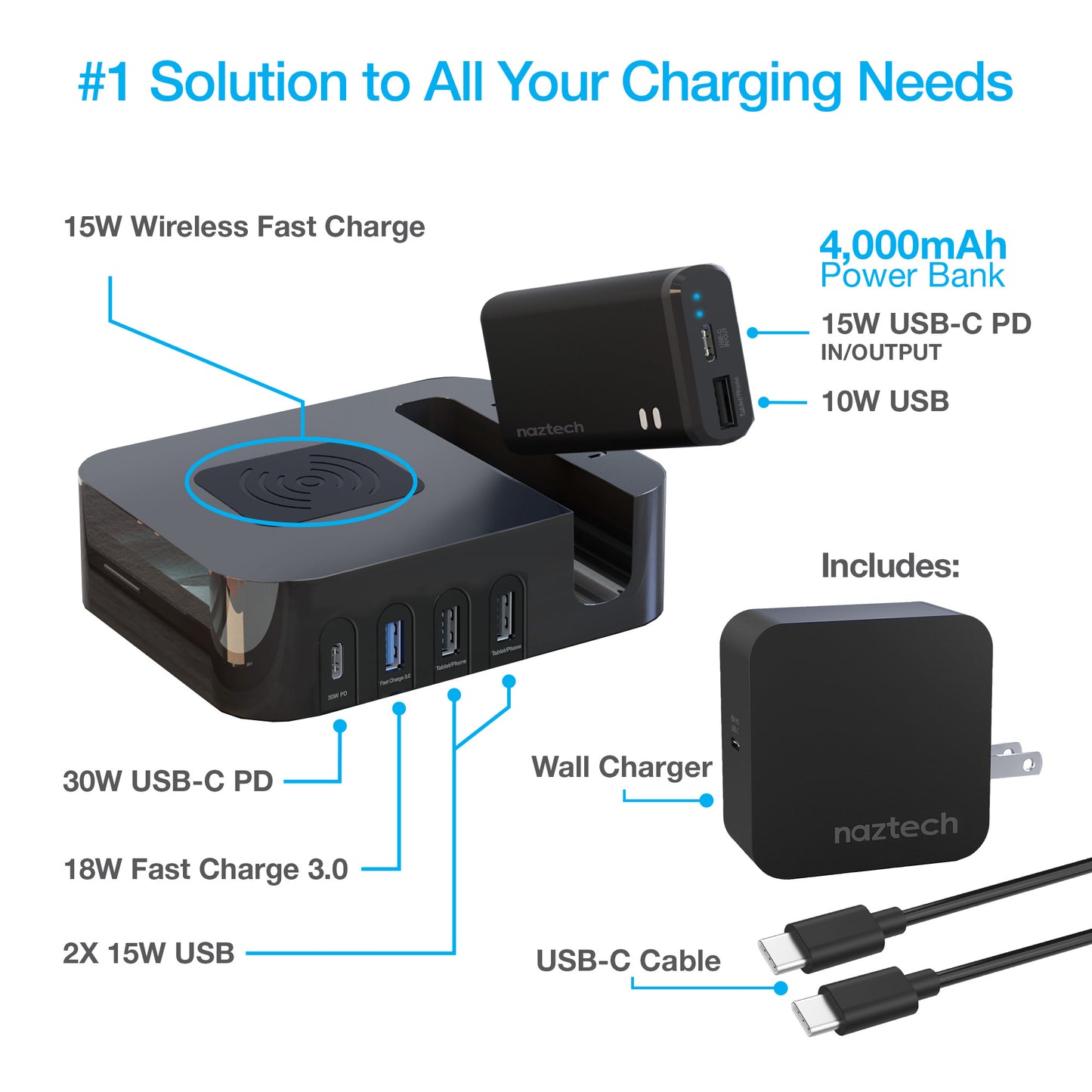 Ultimate Charging Station Pro | Black