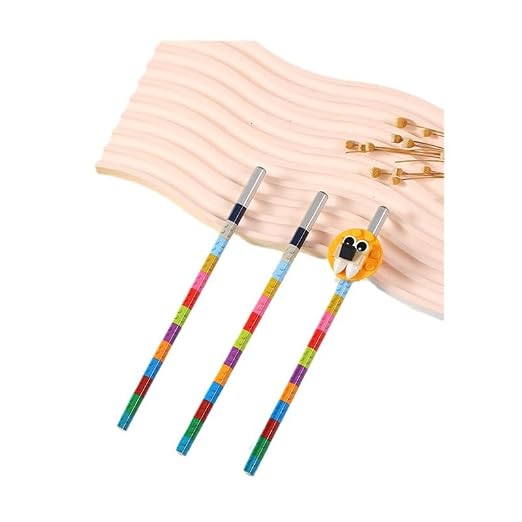 DIY Puzzle Pencil Mate Set – 3 Building Block Pencils with Animal Toppers