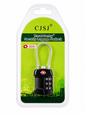 CJSJ TSA-527 TSA-Accepted 3-Digit Cable Luggage Lock – Black