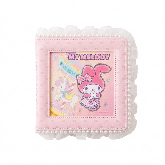 Sanrio My Melody Lace-Trimmed Square PU Journal