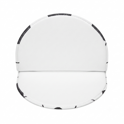 Soccer Ball D-Shaped Half-Moon Notebook (Blank / Lined)