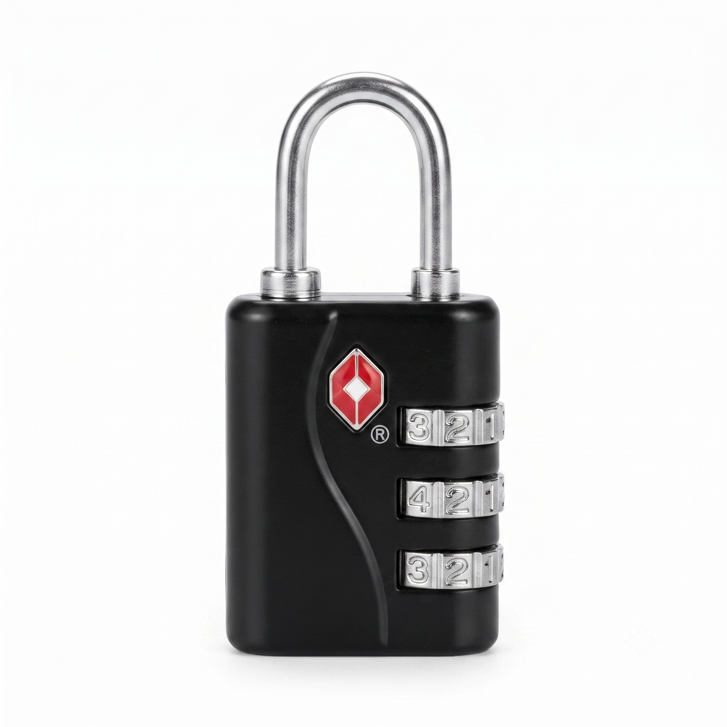 CJSJ Travel Sentry TSA-Accepted 3-Digit Combination Luggage Lock – Black