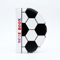 Soccer Ball D-Shaped Half-Moon Notebook (Blank / Lined)