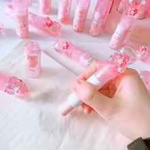Kuki Creative Lipstick-Style Cat Eraser - Kawaii Novelty Student