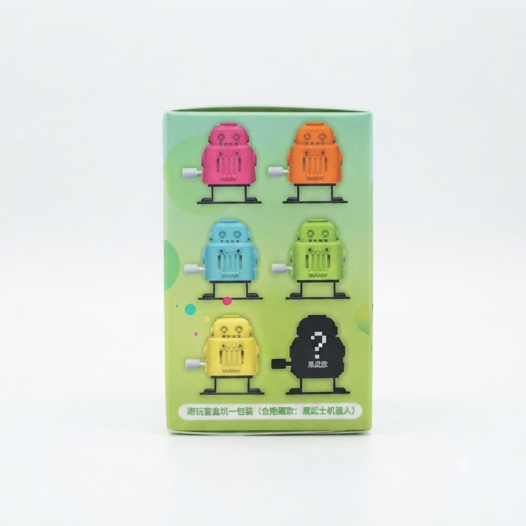 Tochain E2019 Mini Robot Eraser | Super Cute Wind-Up Stationery Toy