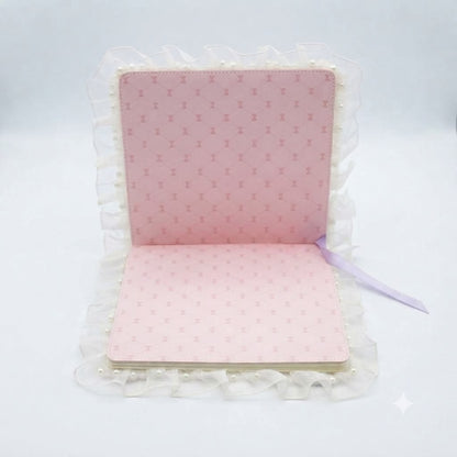 Sanrio My Melody Lace-Trimmed Square PU Journal | 160 Pages