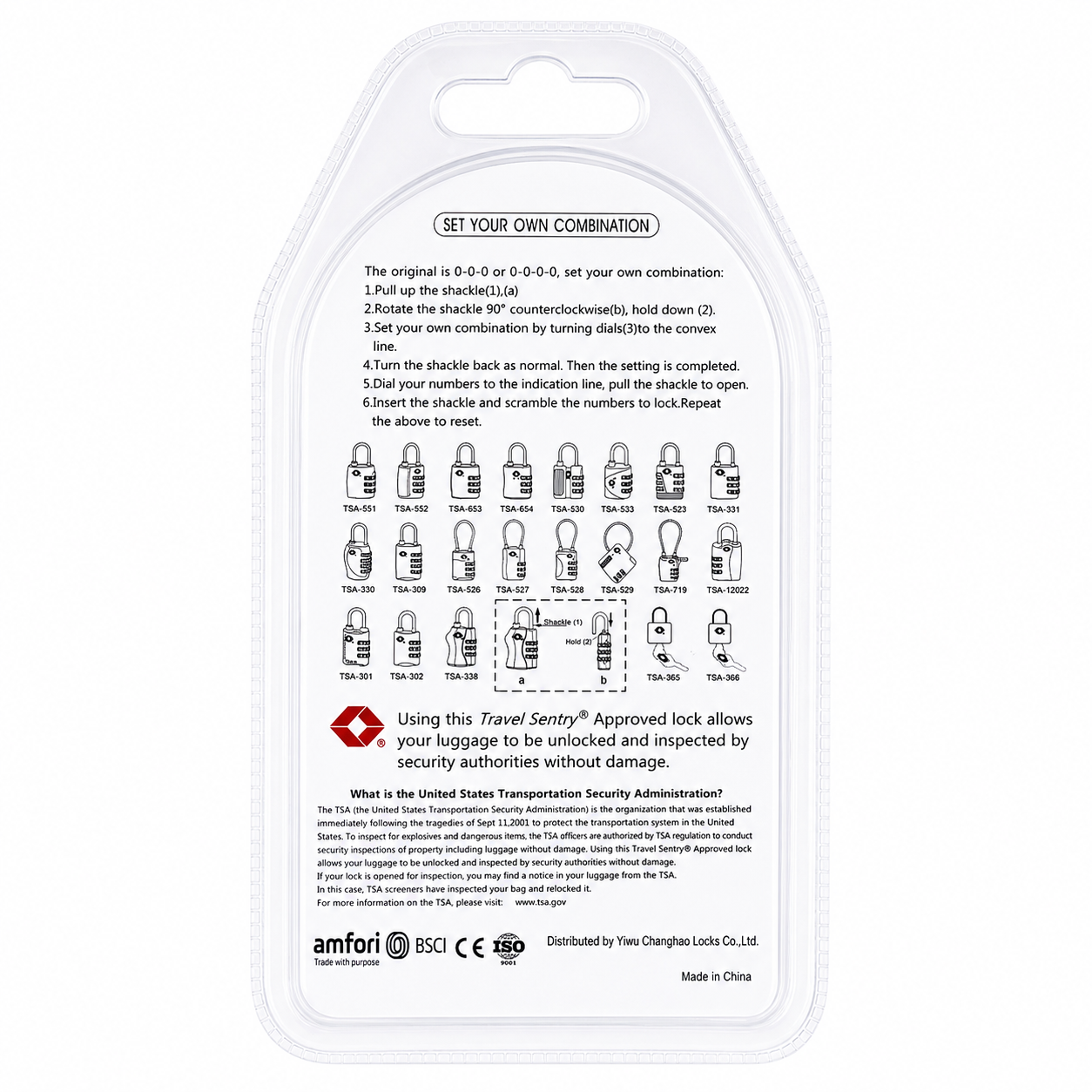 CJSJ TSA-Approved 3-Digit Combination Cable Luggage Lock – Silver