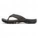 Mens Thong Sandals Indoor and Outdoor Beach Flip Flop Dark Brown (Size 13)